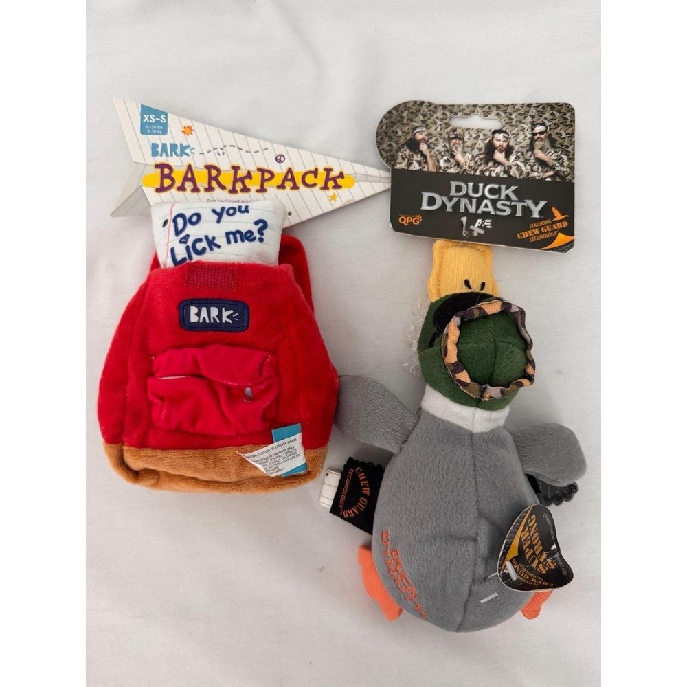 BARK BARKPACK Dog Toy Duck Dynasty Dog Toy